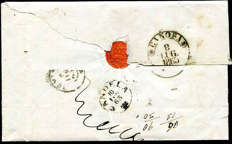 Italy - 1863 - Letter with text ... 