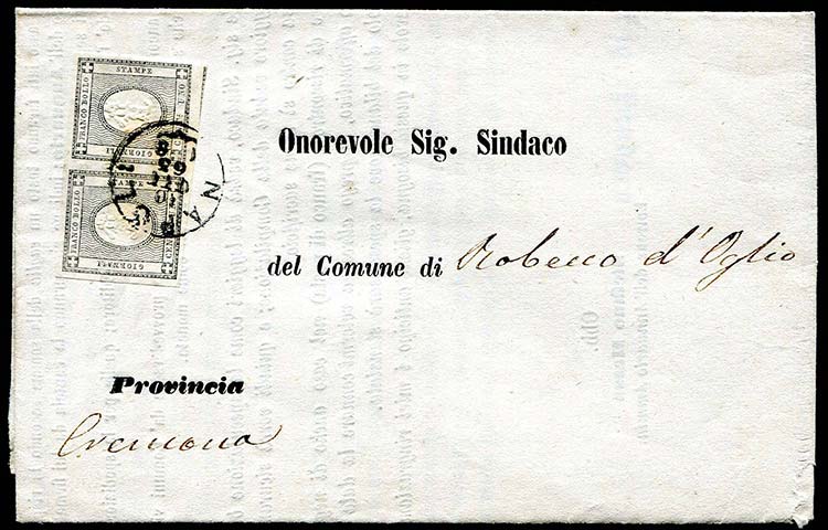Italia - 1863 - Circolare a stampa ... 