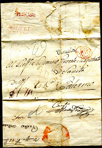 1818 Lettera da Venezia (annullo ... 
