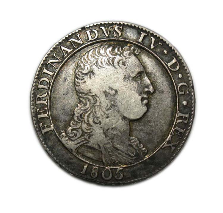Ferdinando IV - 1805 - Piastra da ... 