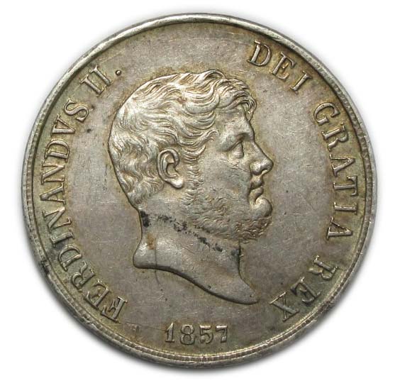 Ferdinando II -1857 - Piastra da ... 