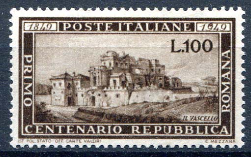 1949 Repubblica Romana, n. 600, ... 