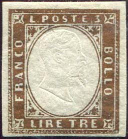 1861 Vittorio Emanuele II, lire 3 ... 
