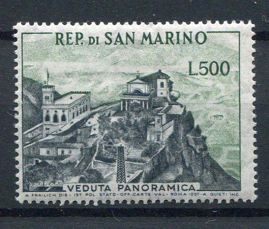 1958 Veduta panoramica, lire 500, ... 