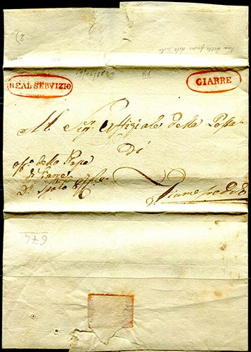 1820 Lettera del 19 maggio da ... 