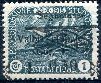 1921 Fiume, francobollo del 1920 - ... 