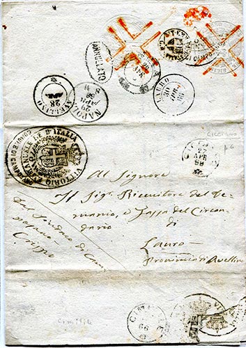 1866 Carta bollata borbonica, ... 