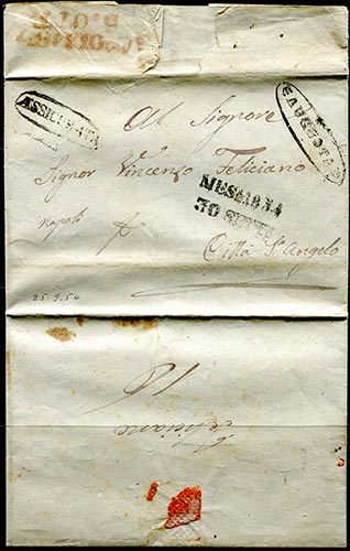 1854 Assicurata del 25 settembre ... 