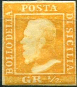 1859 - 1/2 gr. arancio (PA), I ... 