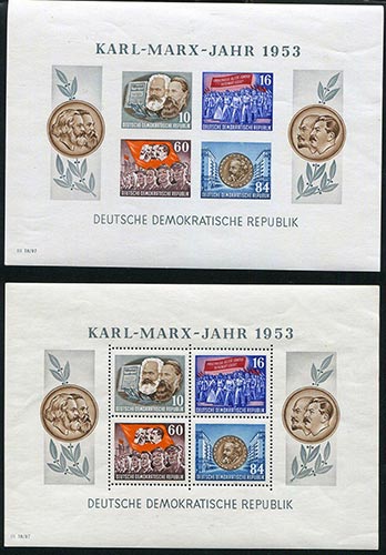 DDR - 1953 - Anno di Carlo Marx, i ... 