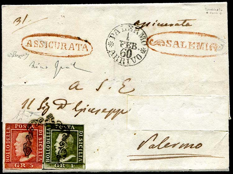 1860 Assicurata da Salemi (ovale ... 