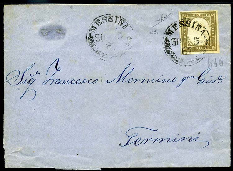 1861 Vitt. Emanuele II, lettera da ... 