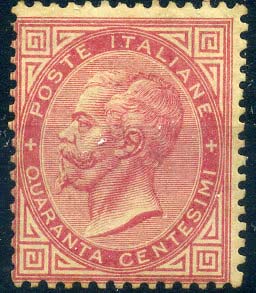 1863 Vitt. Emanuele 2°, c. 40 ... 