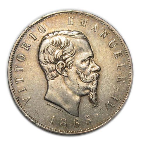Vittorio Emanuele II - 1865 - 5 ... 