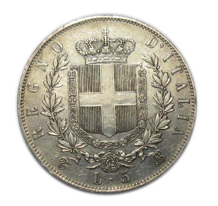 Vittorio Emanuele II - 1865 - 5 ... 