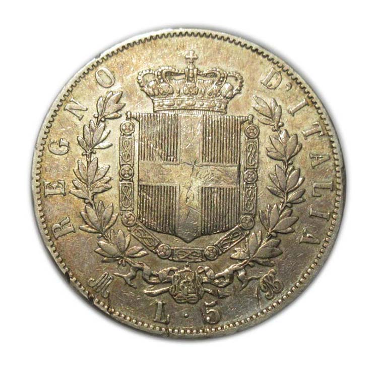 Vittorio Emanuele II - 1869 - 5 ... 