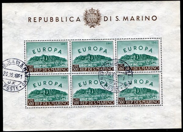 1961/62 San Marino Foglietti n. ... 