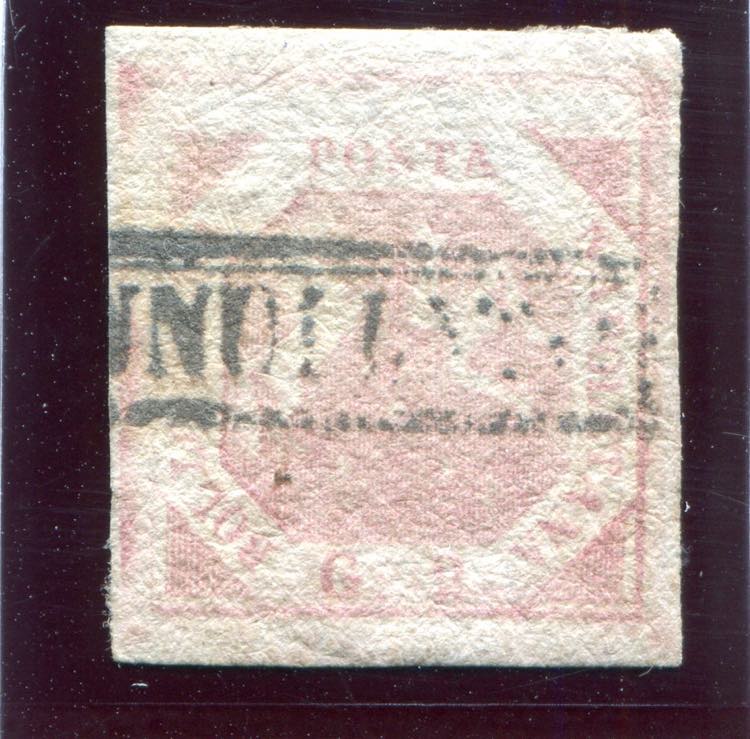 1858 Napoli 2 gr. rosa chiaro 2° ... 
