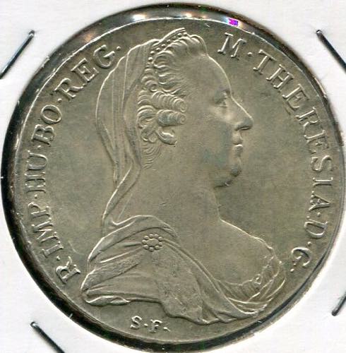 1780 Tallero Maria Teresa, argento.