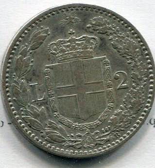 Coins - Umberto I - 1881 - Lire 2, ... 