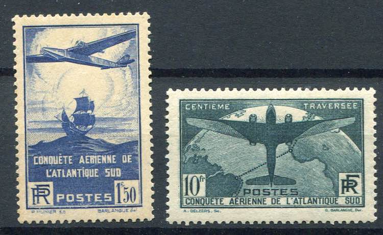 France - 1936 - 100th air crossing ... 