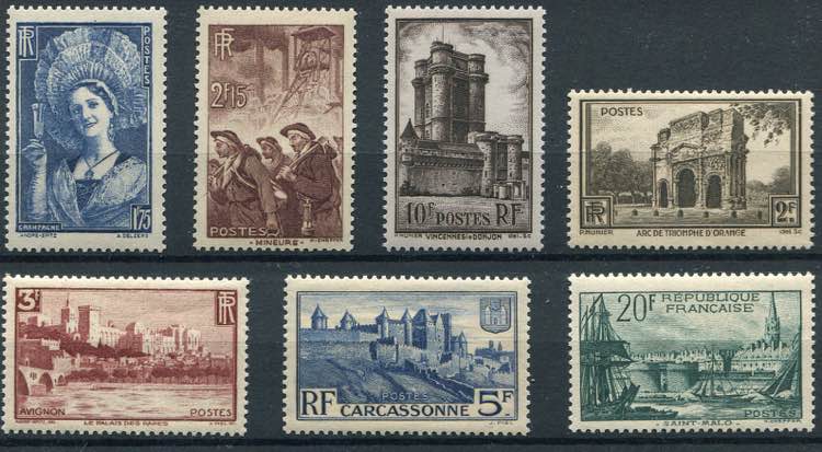 France - 1938 - Views and various ... 