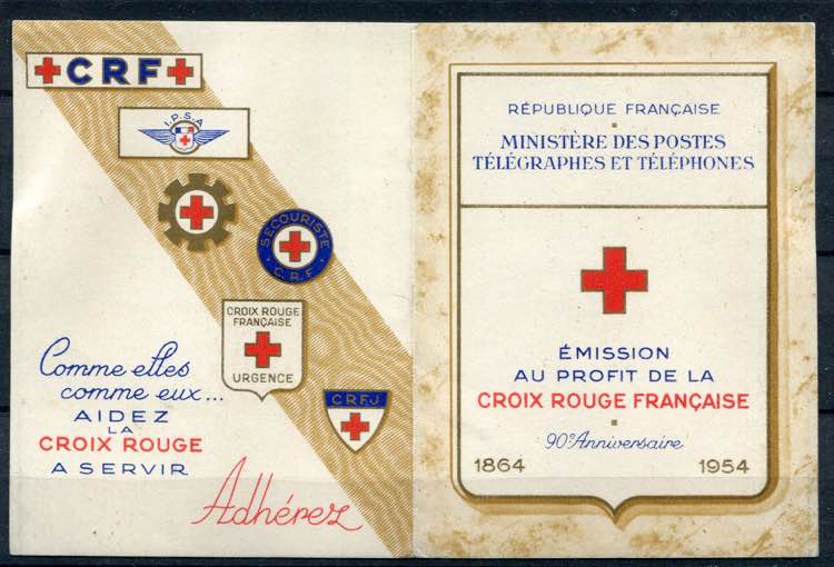 France - 1954 - Pro Croce Rossa in ... 