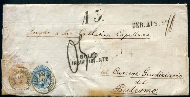 Austria - 1866 - Piego di lettera ... 