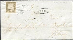 1861 Brolo, ovale senza fregi, (R1), ... 