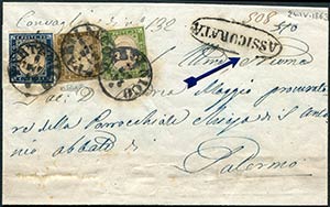 1863 Partinico, cerchio sardo italiano, ... 
