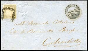 1861 Caltanissetta, ferro di cavallo, ... 