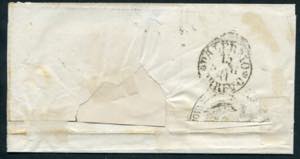 Ovale nominativo - Terranova 1861, canceling ... 
