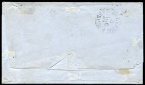 Ovale nominativo - Villarosa 1861, canceling ... 