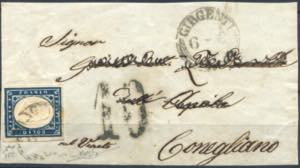 1861 Girgenti, circolare ... 