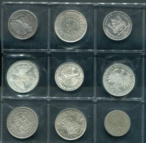 Mondo - Lotto di 9 monete in argento, ... 