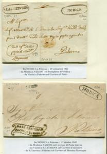 Il servizio postale nel Val di Noto 1820/58 ... 