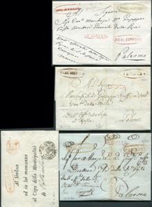 1820 - Set of 7 letters from various ... 