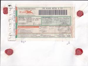 1998 Postacelere Lire 20,000 with extension ... 