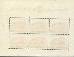 1951/61 - Set of 3 sheets, UPU, Elicottero ... 