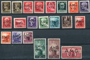 1947/47 - Democratic overprinted A.M.G. ... 
