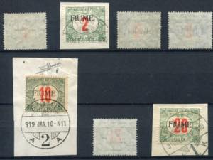 1918 - Postage due of Hungary overprinted ... 