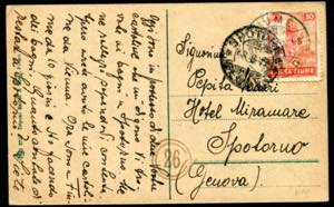 1919 - Cartolina illustrata del 14 agosto da ... 