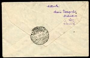 1919 - Lettera del 12/ dicembre da Fiume per ... 