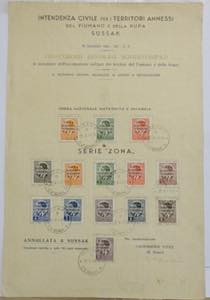 1941 - Overprinted Yugoslav stamps, no. ... 