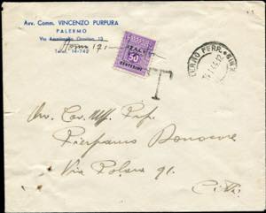 04/01/1944 - Letter from Palermo for city, ... 