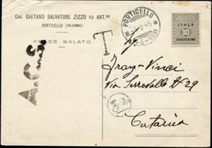 05/02/1945 - Cartolina da Porticello per ... 