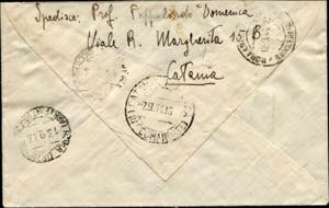 07/09/1944 - Registered mail from Catania to ... 