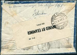 09/05/1944 - Letter by air from Floridia to ... 