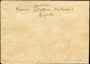 09/06/1944 - Lettera da Augusta per Sciacca, ... 