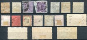 1840/1920 - Lot of 17 used values.